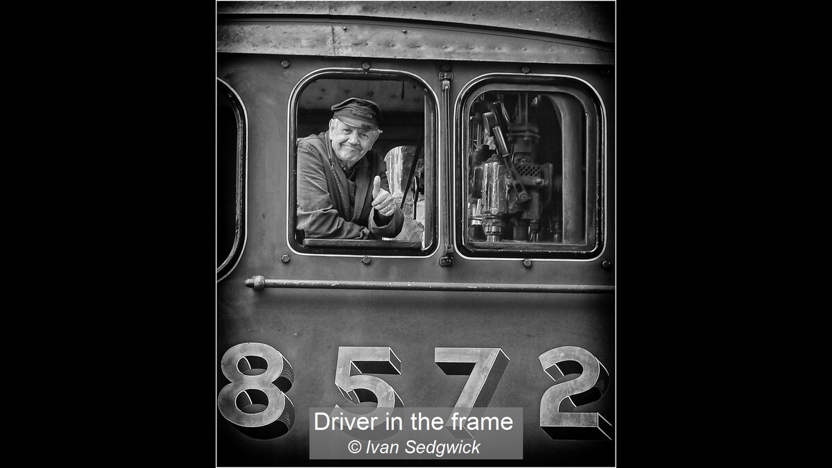 Driver in the frame